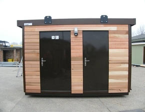 Timber Clad Disabled Toilet