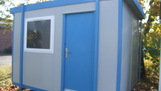 new 12ft x 9ft plastisol office