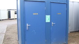 1+1 8ft x 4ft 1+1 mains steel toilet,