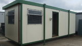 24ft x 10ft plastisol twin room office