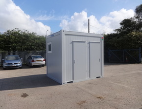 10ft x 8ft New 1+1 + urinal Toilet unit