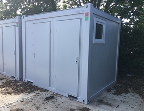 10ft x 8ft Twin shower unit