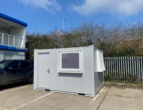 12ft x 10ft office, Toilet unit